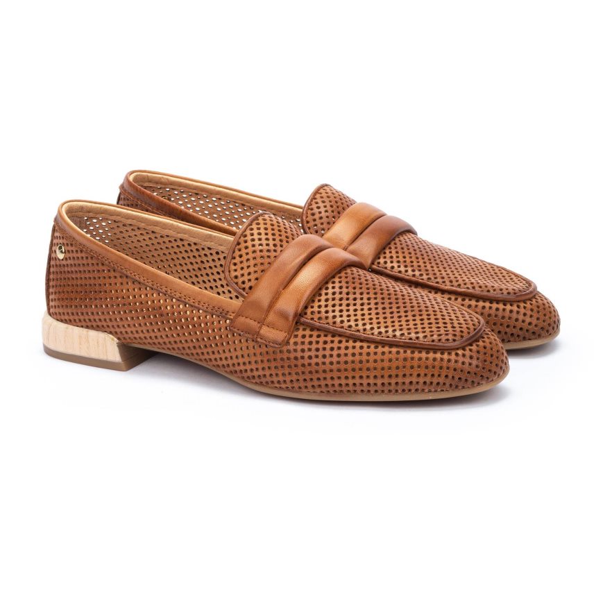 Women's Pikolinos ALMERIA Loafers Brown | NZ I731205